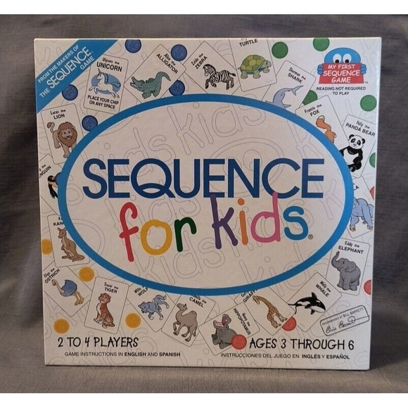 2001 SEQUENCE For Kids Family Card Board Game missing 1 piece yellow 2690 - Picture 1 of 3